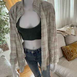 Zara Top Olive Green, True Religion Jeans, We The Free top